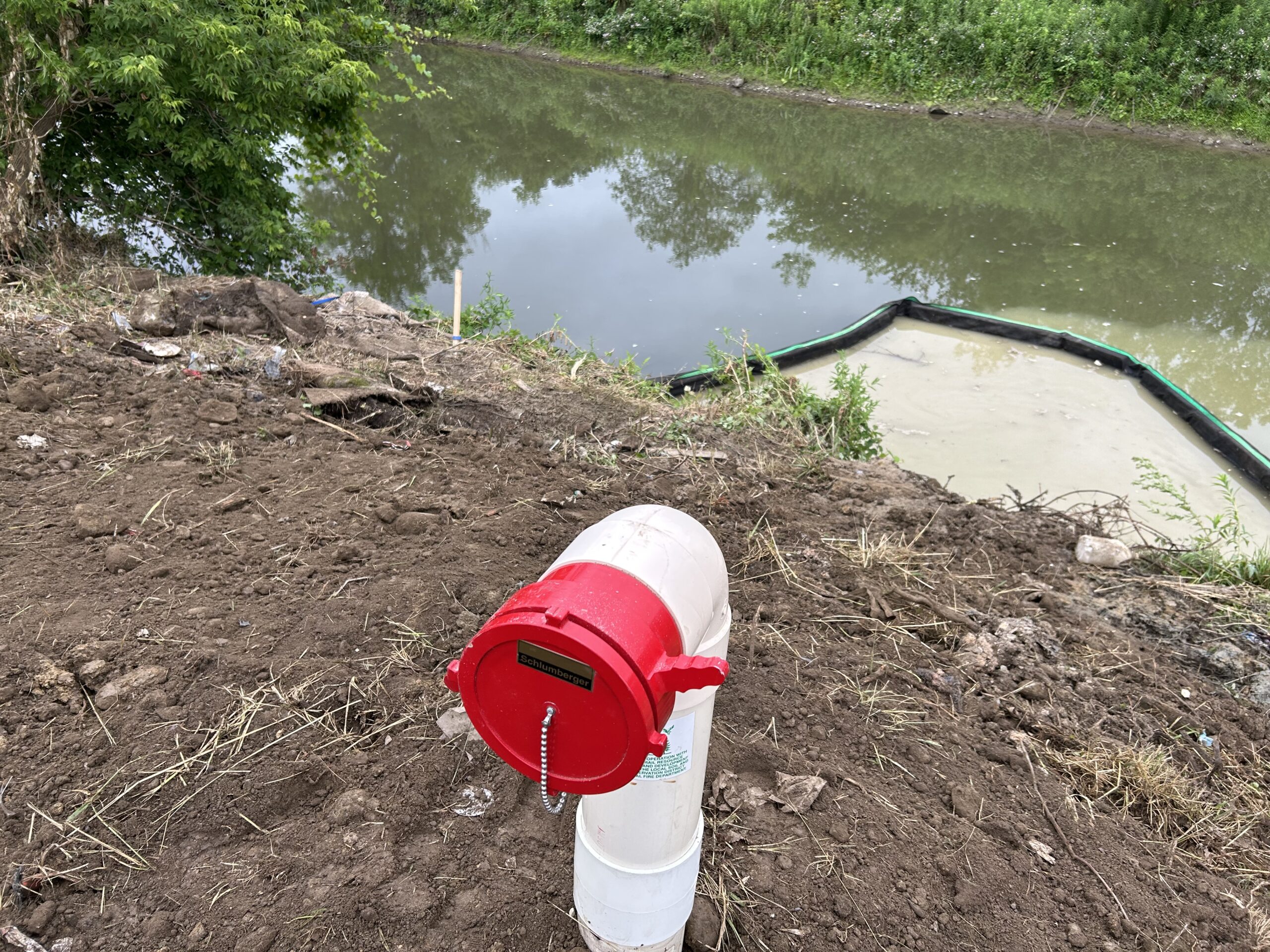 2025 Dry Hydrant at Oil Creek off NYS 446 between Hinsdale & Cuba